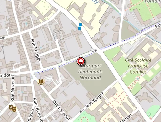 Carte de Nail Center à Montpellier