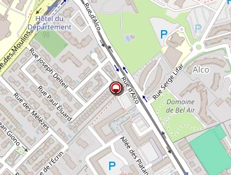 Carte de Greg Services à Montpellier