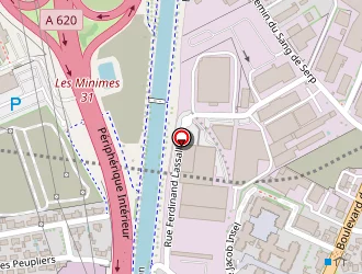 Carte de Association Les Papillons à Toulouse