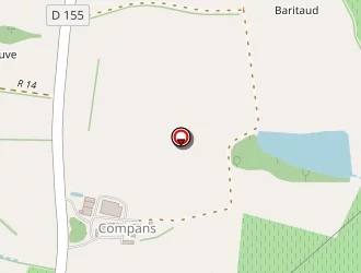 Carte de De Compans à Peyrusse-vieille