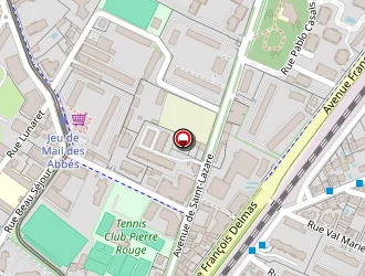 Carte de Ste Pierre Rouge à Montpellier