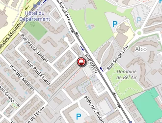 Carte de Unccas à Montpellier