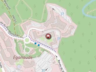 Carte de L'eganaude à Biot