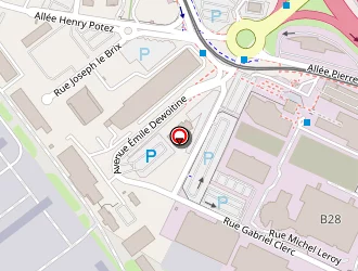 Carte de Road Express à Blagnac