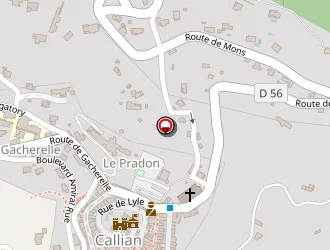 Carte de Désiré Fabien à Callian