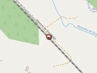 Carte de Bed And Breakfast Pouillon à Pouillon