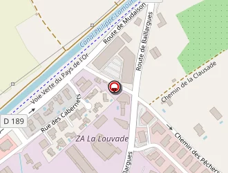 Carte de Wilhelm Marie à Mauguio