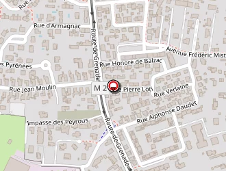 Carte de Airbus Industrie à Blagnac