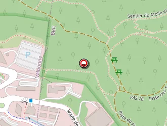 Carte de Collège L'eganaude à Biot