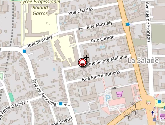 Carte de Boxing Center à Toulouse