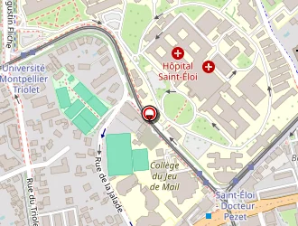 Carte de Collèges à Montpellier