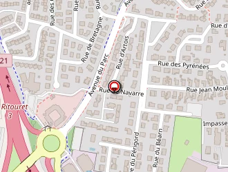 Carte de Courtepaille à Blagnac