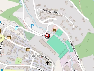 Carte de Le Jarrier à Biot