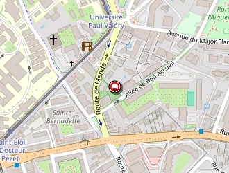 Carte de Emet à Montpellier