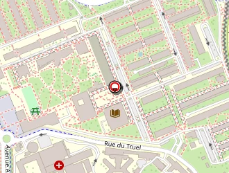 Carte de Les Troënes à Montpellier