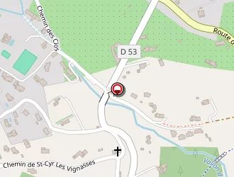 Carte de Station Epuration La Rouviere à Seillans