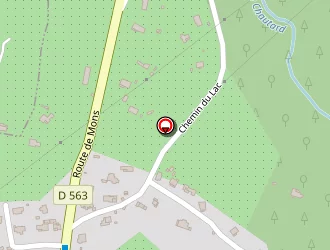 Carte de Combe Yvon à Tourrettes