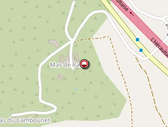 Carte de Mas Cambounet à Gignac