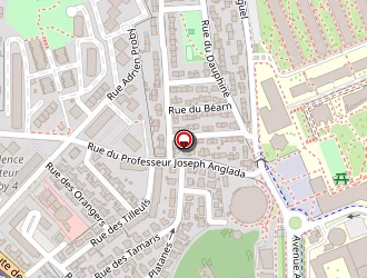 Carte de Bellevue (chru) à Montpellier