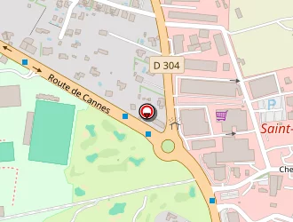 Carte de Maxi Bazar à Grasse