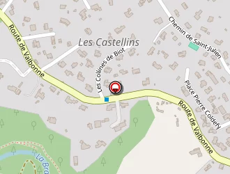 Carte de Fitgain à Biot