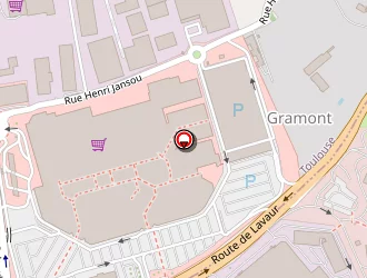 Carte de Grand Optical à Toulouse