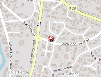 Carte de Côte Ouest Diagnostics & Expertises à Capbreton