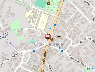 Carte de Mjc Croix Daurade à Toulouse