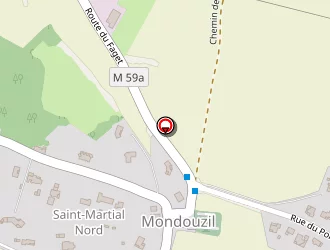 Carte de Isarys à Mondouzil