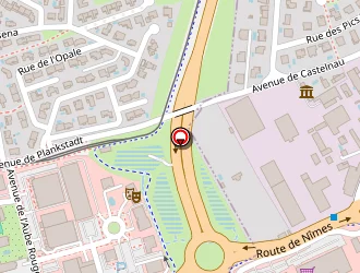 Carte de Kiné Elysée à Castelnau-le-lez