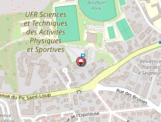 Carte de Aglo Plomberie à Montpellier