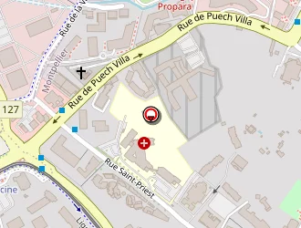 Carte de Cours Pitot à Montpellier