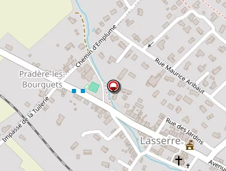 Carte de Salle Du Temps Libre à Lasserre