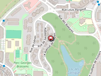 Carte de Action Destockage Du Sud à Montpellier