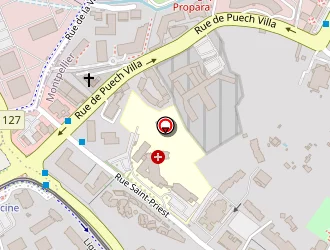 Carte de Abc Euromédecine à Montpellier