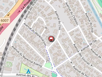 Carte de Géant Casino Drive à Villeneuve-loubet