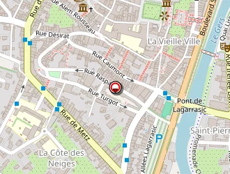 Carte de Diminu'tif à Auch