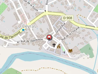 Carte de Salle Du Peuple à Ceyras