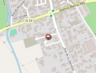 Carte de Delta Recyclages à Lansargues