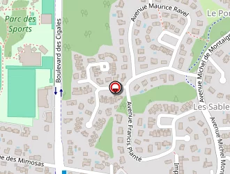 Carte de Centre Leclerc à Capbreton