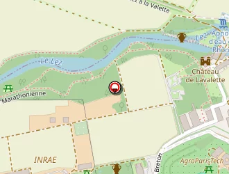 Carte de Irstea à Montpellier