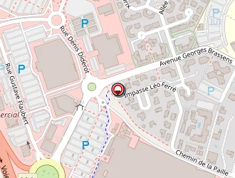 Carte de La Poste à Blagnac