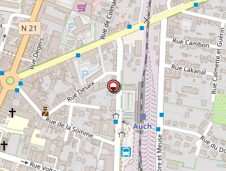 Carte de Scam à Auch