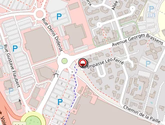 Carte de Le Tarmac à Blagnac