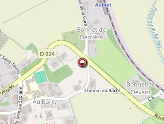 Carte de Plateforme à Aubiet