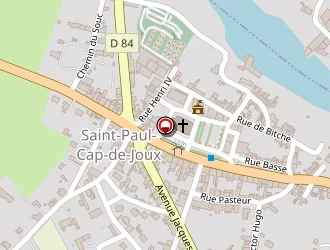 Carte de La Poste à Saint-paul-cap-de-joux