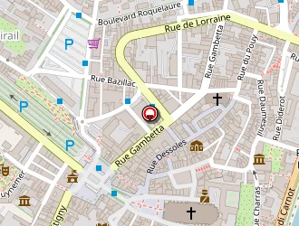 Carte de Virgin Radio à Auch