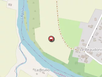 Carte de Les Meunieres à Serviès