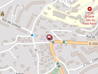 Carte de Station Esso Express à Grasse