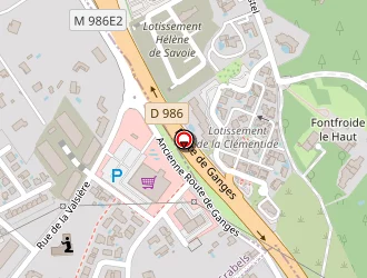 Carte de Fateh Aziz à Montpellier